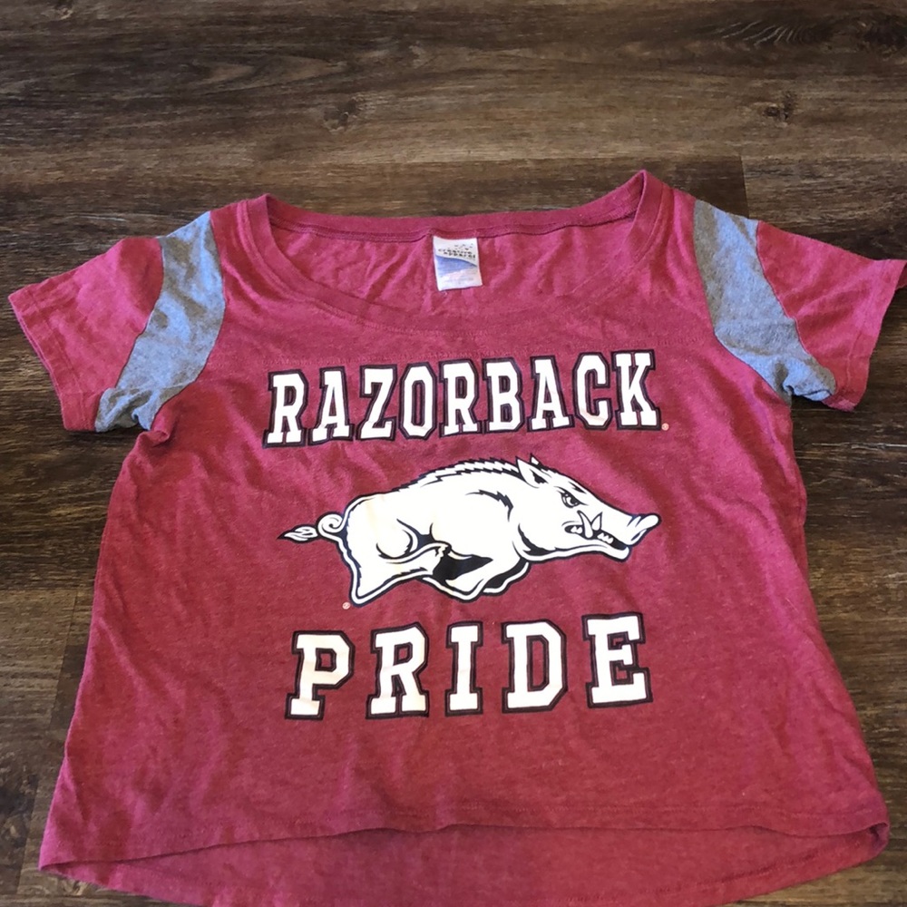 Creative Apparel Razorback Pride Crop Top